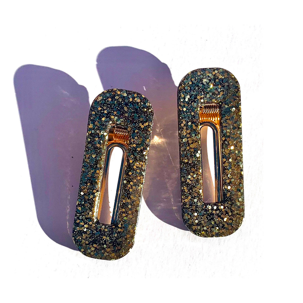 USA Small Metal Vintage Hair Claw Jaw Clip Rhinestone Crystal Hairpin Pink S3 USA Small Metal Vintage Hair Claw Jaw Clip Rhinestone Crystal Hairpin Pink S3